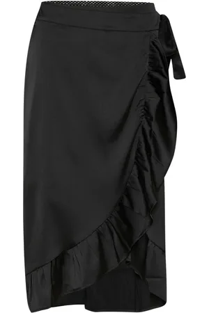 Kaffe Dames, Rokken, Zwart, Maat: 2XL