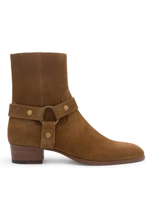 Saint Laurent Dames, Schoenen, Bruin, Maat: 39 1/2 EU Zijde