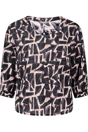 Betty & Co Dames, Blouses & Shirts, Bruin, Maat: L