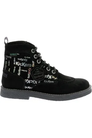 Kickers Dames, Schoenen, Zwart, Maat: 37 EU Leer