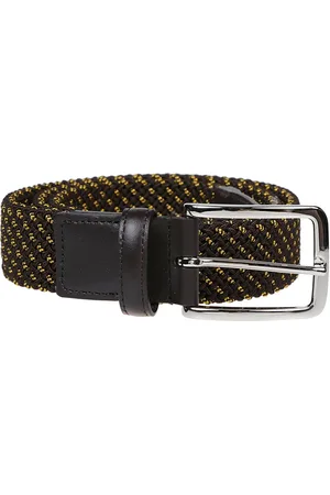 Hogan Heren, Accessoires, Bruin, Maat: 110 CM Leer