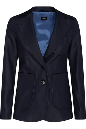 MARELLA Dames, Jassen, Blauw, Maat: L Katoen