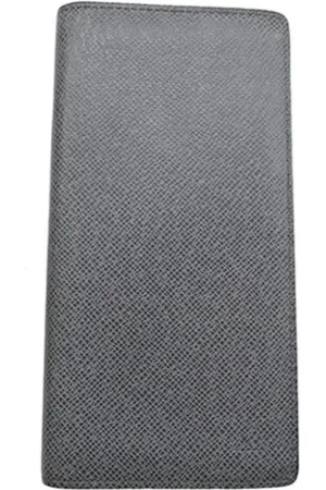 LOUIS VUITTON Heren, Pre-owned, Grijs, Maat: ONE Size Leer