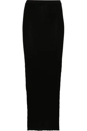 Rick Owens Dames, Rokken, Zwart, Maat: XS Wol