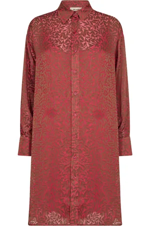 Mos Mosh Dames, Jurken, Rood, Maat: XL Viscose