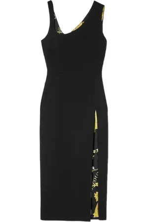 VERSACE Dames, Jurken, Zwart, Maat: XS