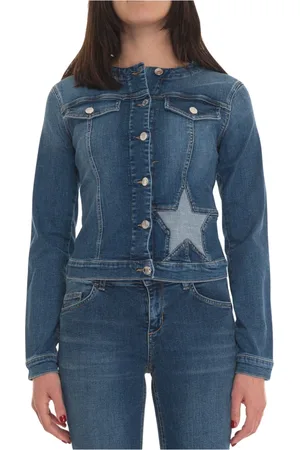 Liu Jo Dames, Jassen, Blauw, Maat: XS Denim