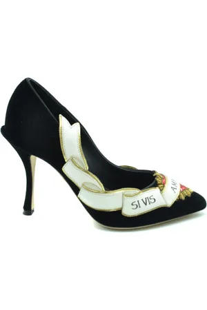 Dolce & Gabbana Dames, Schoenen, Zwart, Maat: 36 EU