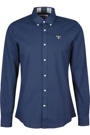 Barbour Heren, Overhemden, Blauw, Maat: 3XL Katoen
