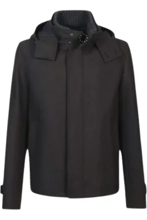 HERNO Heren, Jassen, Zwart, Maat: XL Wol
