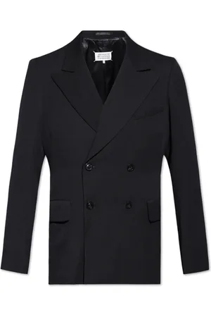 Maison Margiela Heren, Jassen, Zwart, Maat: M Wol