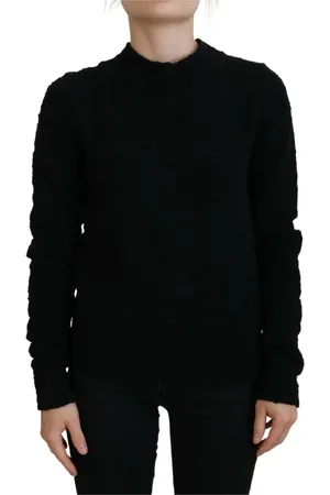 Dolce & Gabbana Dames, Truien, Zwart, Maat: XS Wol