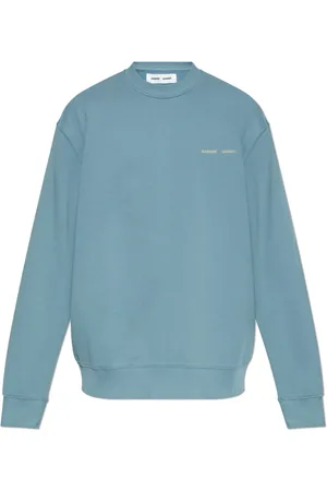 Samsøe Samsøe Heren, Sweatshirts & Hoodies, Blauw, Maat: 2XL Katoen
