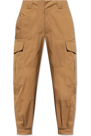 Alexander McQueen Heren, Broeken, Bruin, Maat: M Katoen