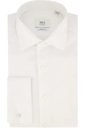 ETERNA Heren, Overhemden, Wit, Maat: 3XL Katoen