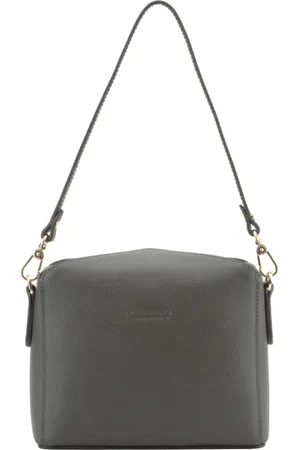 Pourchet Paris Dames, Tassen, Grijs, Maat: ONE Size Leer