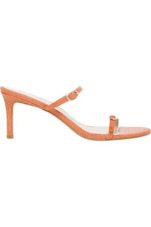 Twin-Set Dames, Schoenen, Oranje, Maat: 41 EU Leer