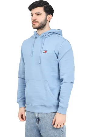 Tommy Hilfiger Heren, Sweatshirts & Hoodies, Blauw, Maat: L Katoen