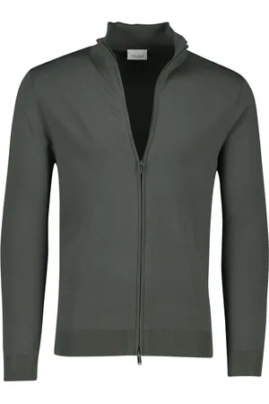 Profuomo Heren, Truien, Groen, Maat: 2XL Katoen