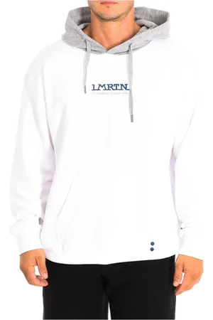 La Martina Heren, Sweatshirts & Hoodies, Wit, Maat: S Katoen