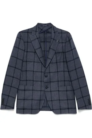 TAGLIATORE Heren, Jassen, Blauw, Maat: L Wol