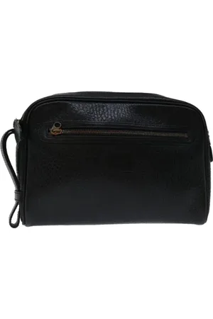 Burberry Dames, Pre-owned, Zwart, Maat: ONE Size Leer