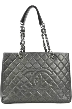 CHANEL Dames, Pre-owned, Zwart, Maat: ONE Size Leer