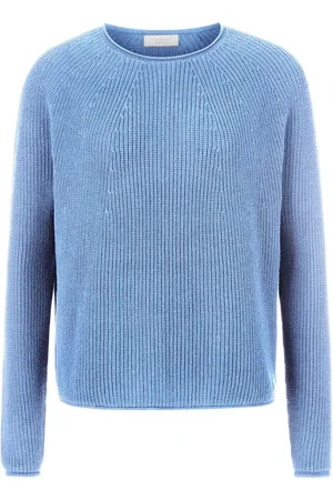 Rich & Royal Dames, Truien, Blauw, Maat: XS Wol