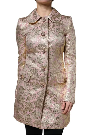 Dolce & Gabbana Dames, Mantels, Veelkleurig, Maat: XS Brokaat