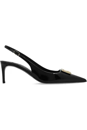 Dolce & Gabbana Dames, Schoenen, Zwart, Maat: 39 EU Leer
