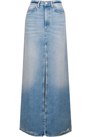 Icon Denim Dames, Rokken, Blauw, Maat: W28 Denim