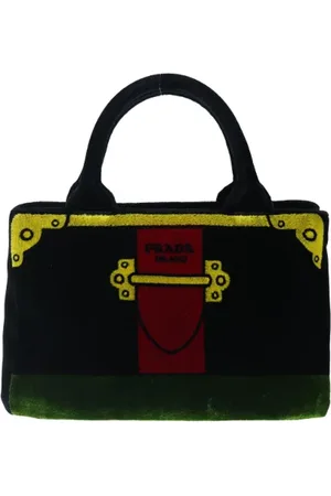 Prada Dames, Pre-owned, Veelkleurig, Maat: ONE Size Velours