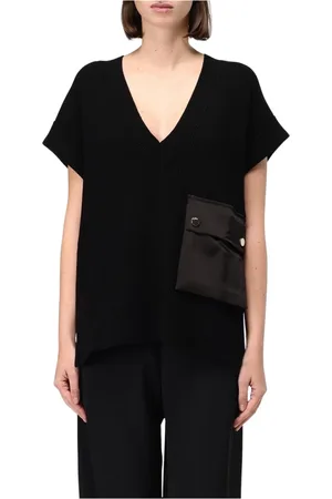 Liu Jo Dames, Truien, Zwart, Maat: XS