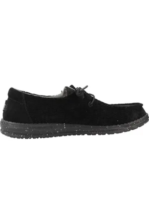 Hey dude Dames, Schoenen, Zwart, Maat: 36 EU Corduroy