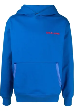 JUST DON Heren, Sweatshirts & Hoodies, Blauw, Maat: S Katoen