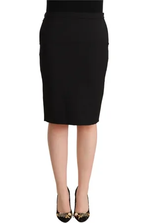 Gianfranco Ferré Dames, Rokken, Zwart, Maat: XS Wol