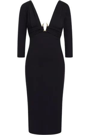 Roberto Cavalli Dames, Jurken, Zwart, Maat: M Viscose
