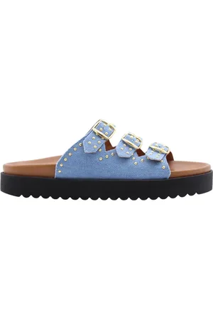 DWRS Dames, Schoenen, Blauw, Maat: 37 EU Denim