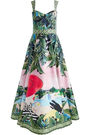 ALICE+OLIVIA Dames, Jurken, Veelkleurig, Maat: XS