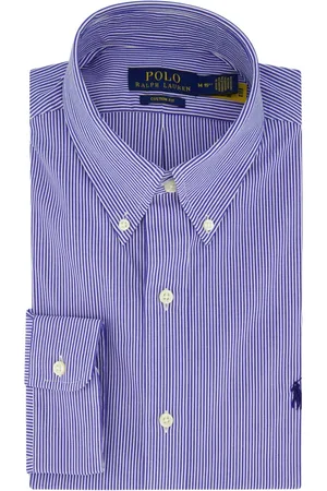 Ralph Lauren Heren, Overhemden, Blauw, Maat: 2XL Katoen