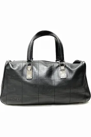 CHANEL Dames, Pre-owned, Zwart, Maat: ONE Size Leer