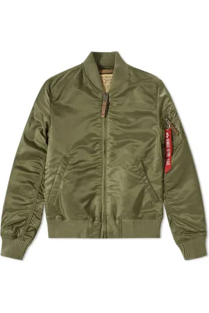 Alpha Industries Heren, Jassen, Groen, Maat: S Nylon