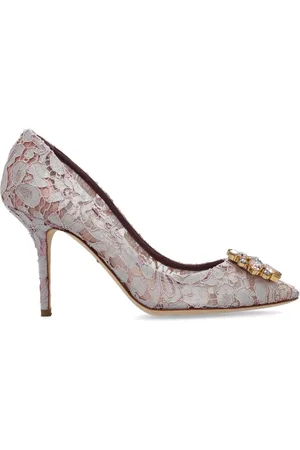 Dolce & Gabbana Dames, Schoenen, Roze, Maat: 38 1/2 EU Leer