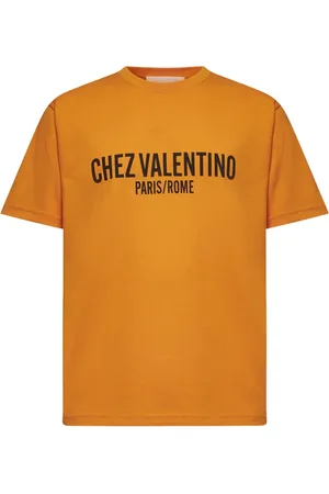 VALENTINO Heren, Tops, Oranje, Maat: S Katoen