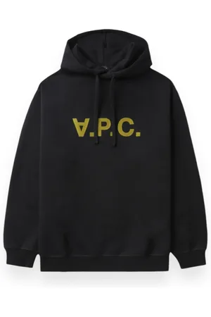 A.P.C. Heren, Sweatshirts & Hoodies, Zwart, Maat: M Katoen