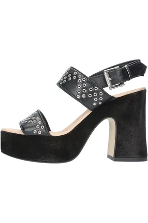Janet&Janet Dames, Schoenen, Zwart, Maat: 37 EU Leer