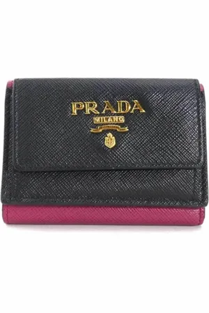 Prada Dames, Pre-owned, Zwart, Maat: ONE Size Leer