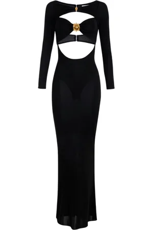 Elisabetta Franchi Dames, Jurken, Zwart, Maat: 2XS Viscose