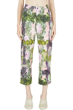 Collina Strada Dames, Broeken, Groen, Maat: XS Katoen
