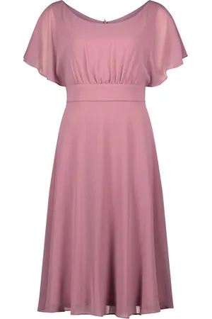Vera Mont Dames, Jurken, Roze, Maat: S Chiffon